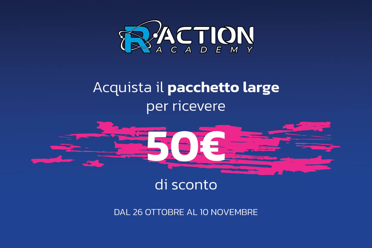 R-action 50% sconto